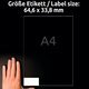 Universaletiketten Zweckform 3658-200 - Miniaturansicht