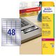 Typenschildetiketten Zweckform L6009-8 - Miniaturansicht