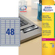 Typenschildetiketten Zweckform L6009-20 - Miniaturansicht