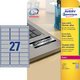 Typenschildetiketten Zweckform L6011-20 - Miniaturansicht