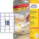 Universaletiketten Zweckform L6025REV-25 - Miniaturansicht
