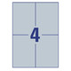 Typenschildetiketten Zweckform L6134-20 - Miniaturansicht