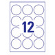 Universaletiketten Zweckform L7104REV-25 - Miniaturansicht