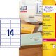 Adressetiketten Zweckform L7563-25 - Miniaturansicht