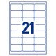 Folienetiketten Zweckform L7782-25 - Miniaturansicht