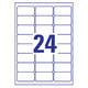 Folienetiketten Zweckform L7912-10 - Miniaturansicht