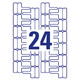 Kabeletiketten Zweckform L7950-20 - Miniaturansicht